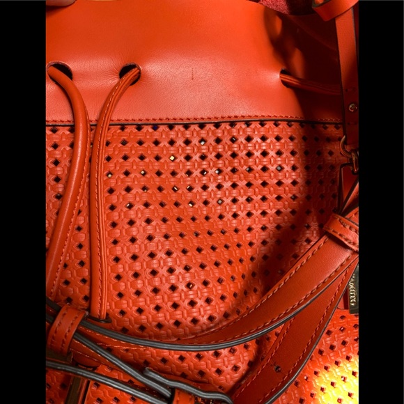 Vince Camuto Perforated Bucket Bag - Picture 8 of 11